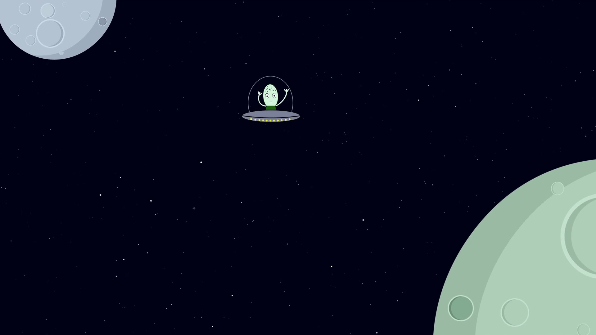 Cartoon Space Wallpaper