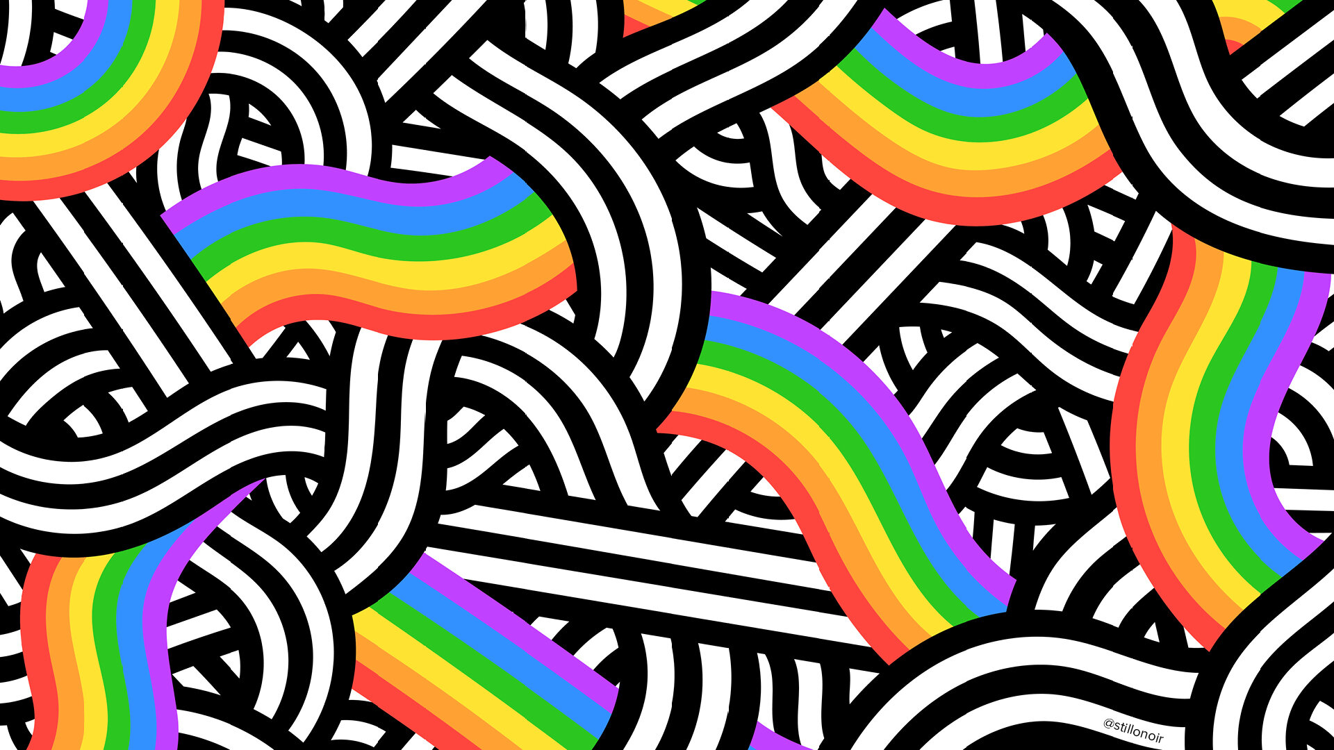 Pride flag aesthetic wallpaper