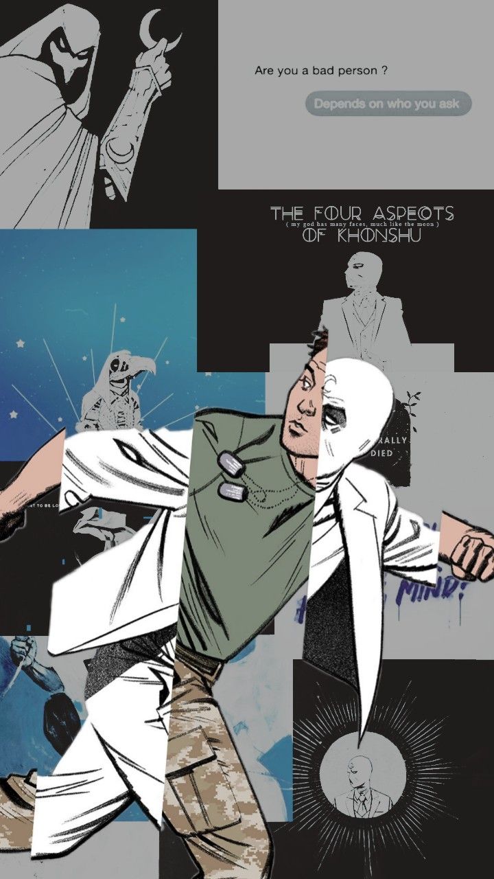 Marc Spector Aesthetic Wallpaper (3 5) [by Mr. Poppy]. Moon Knight, Marvel, Knight