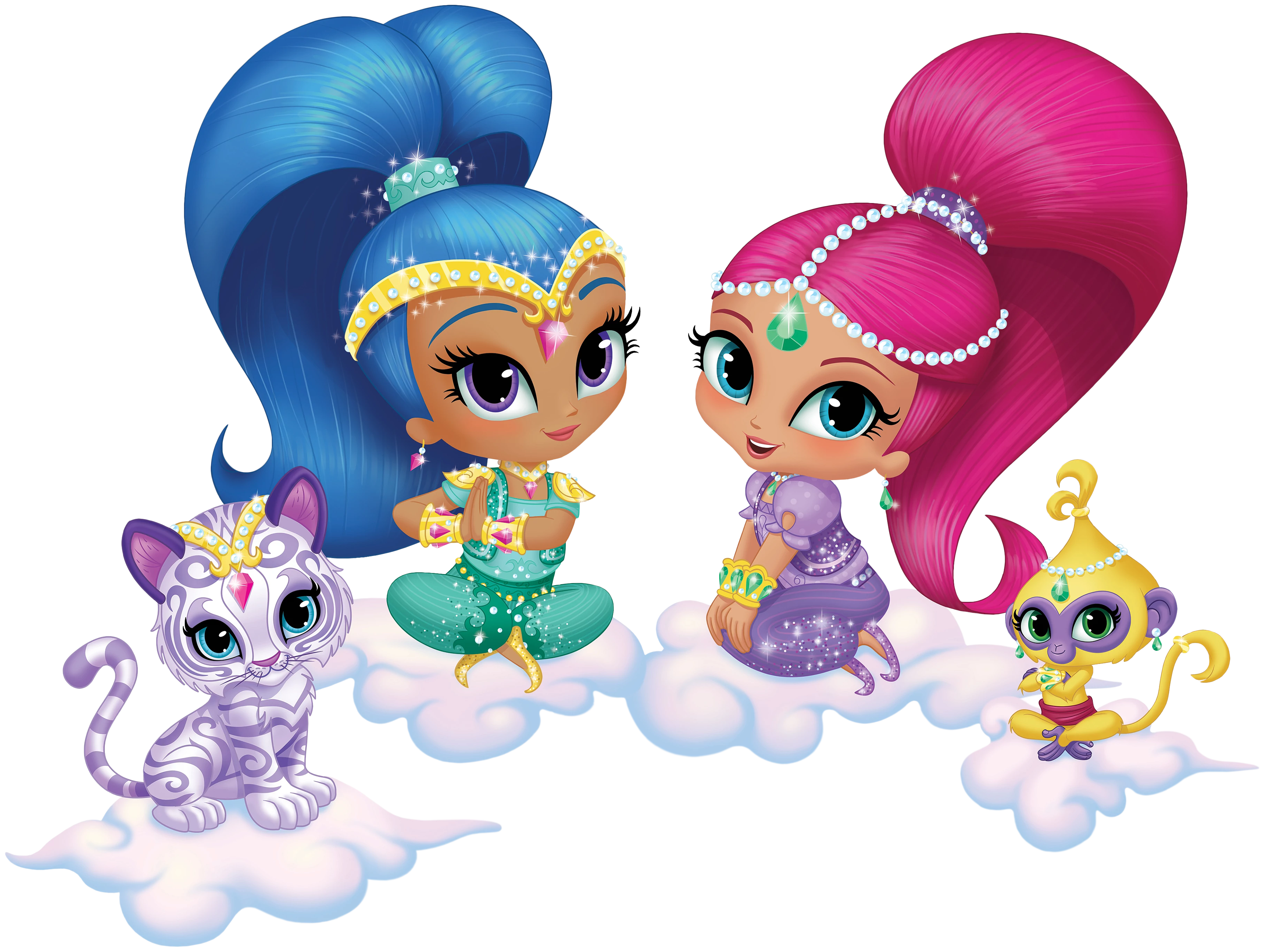Shimmer And Shine PNG image, Cartoon Animations Free Download Transparent PNG Logos