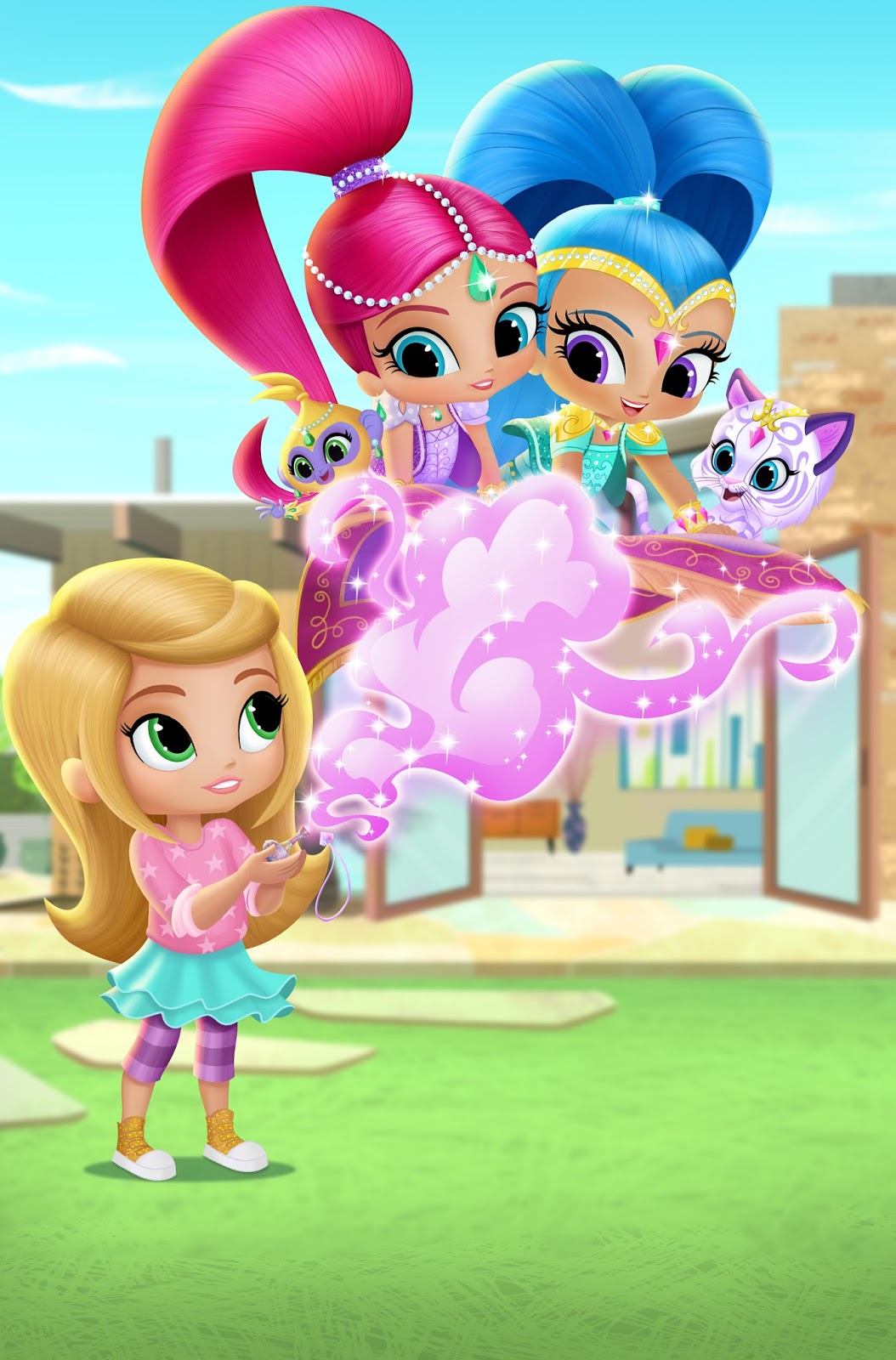 Shimmer and Shine and Nick Junior Photo