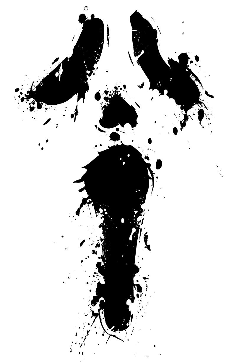 Scream Ghost Face Minimal. Ghost Faces, Horror Tattoo, Horror Movie Icons