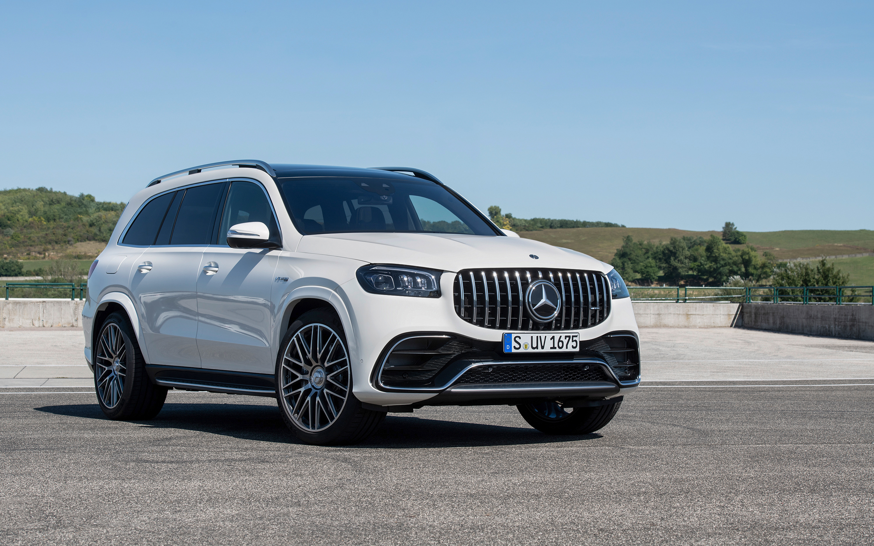 Download Wallpaper Mercedes AMG GLS 63 4MATIC, Luxury Cars, 2020 Cars, SUVs, X167, 2020 Mercedes Benz GLS Class, Mercedes For Desktop With Resolution 2880x1800. High Quality HD Picture Wallpaper