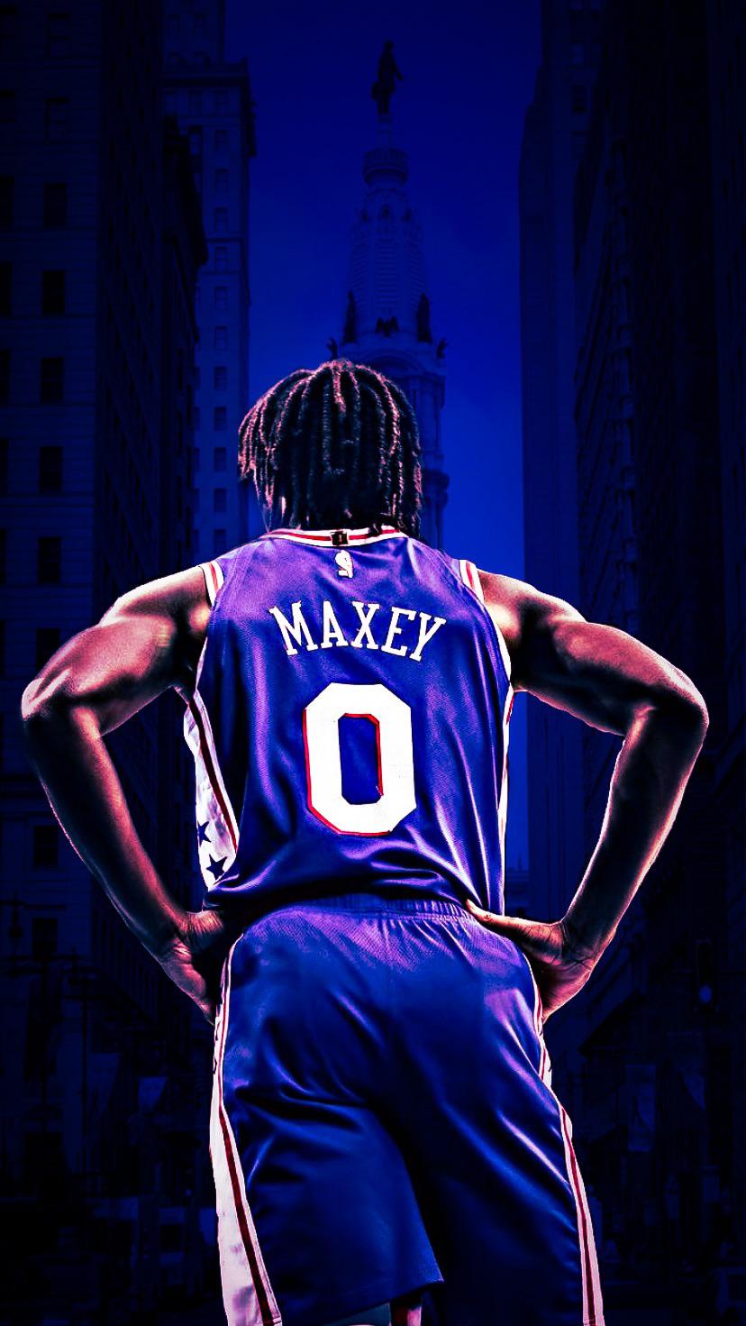 Tyrese Maxey wallpaper that i made!