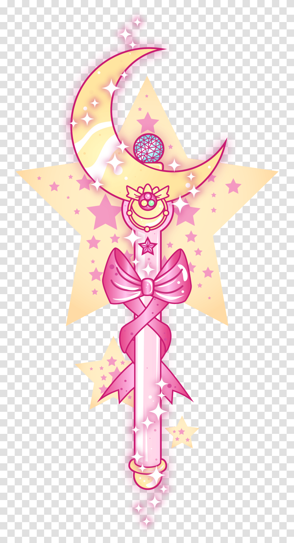 Sailor Moon Wand Art, Hook, Purple Transparent Png