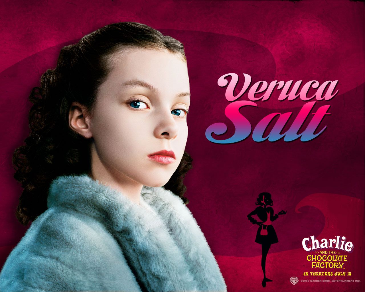 Charlie and the Chocolate Factory Wallpaper: Veruca Salt. Chocolate factory, Charlie chocolate factory, Veruca salt