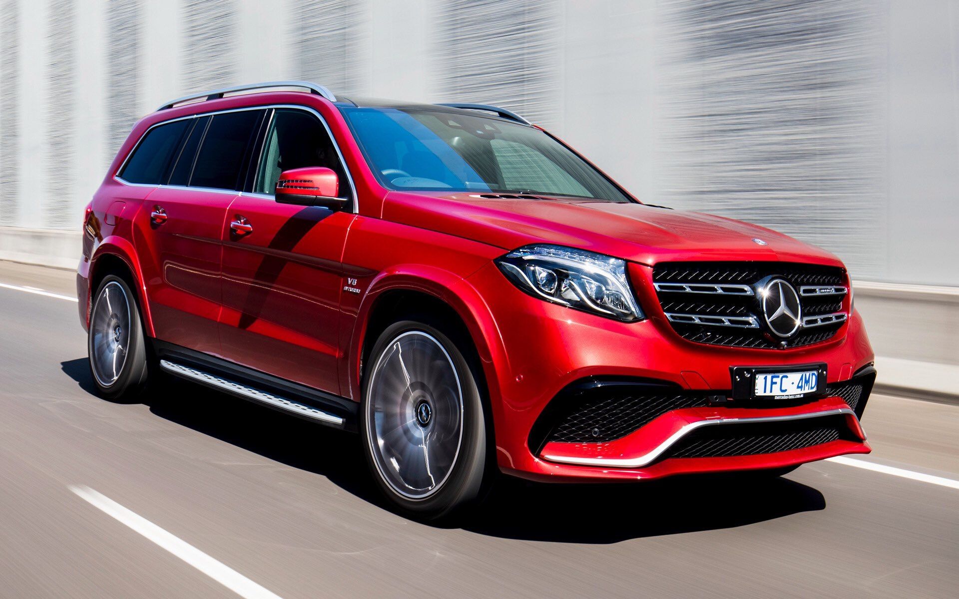 Mercedes GLS Red Wallpapers - Wallpaper Cave