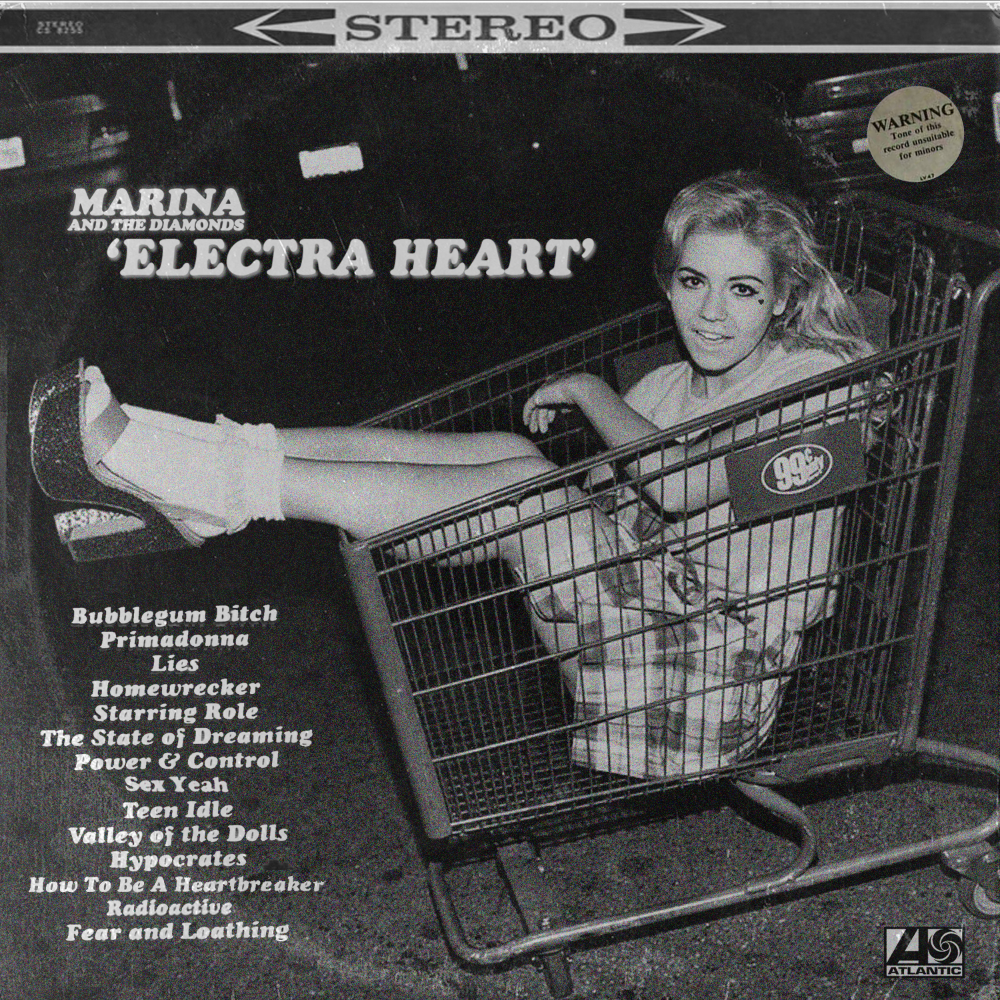 Diamonds Heart 1500x1500. Marina and the diamonds, Electra heart, Heart poster
