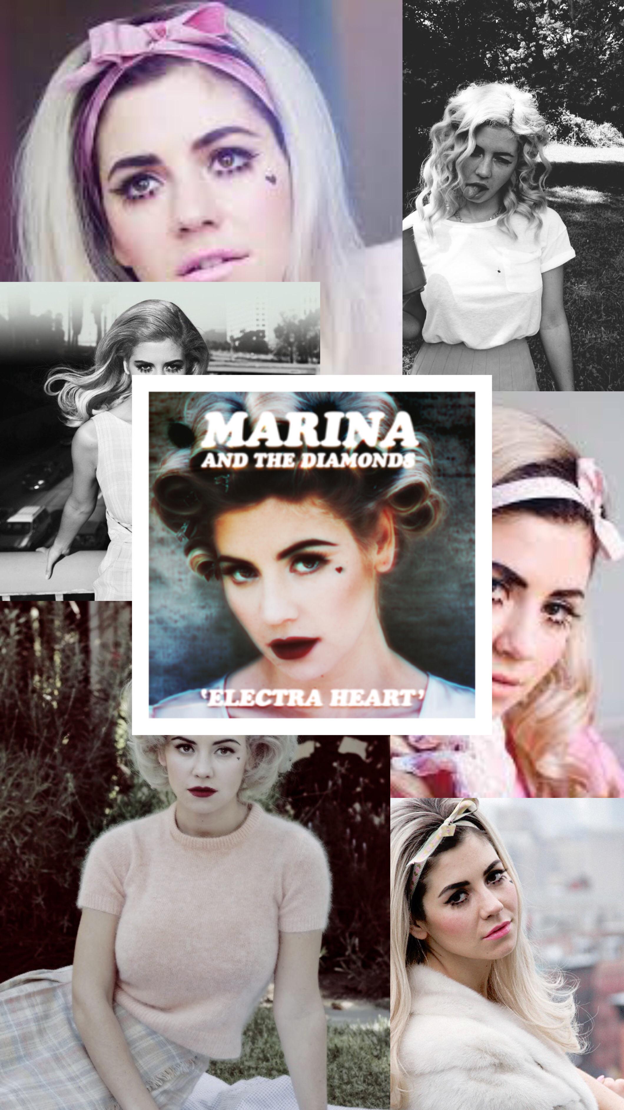 Here's the Electra Heart wallpaper that I made! I just have L F left to go ❤️
