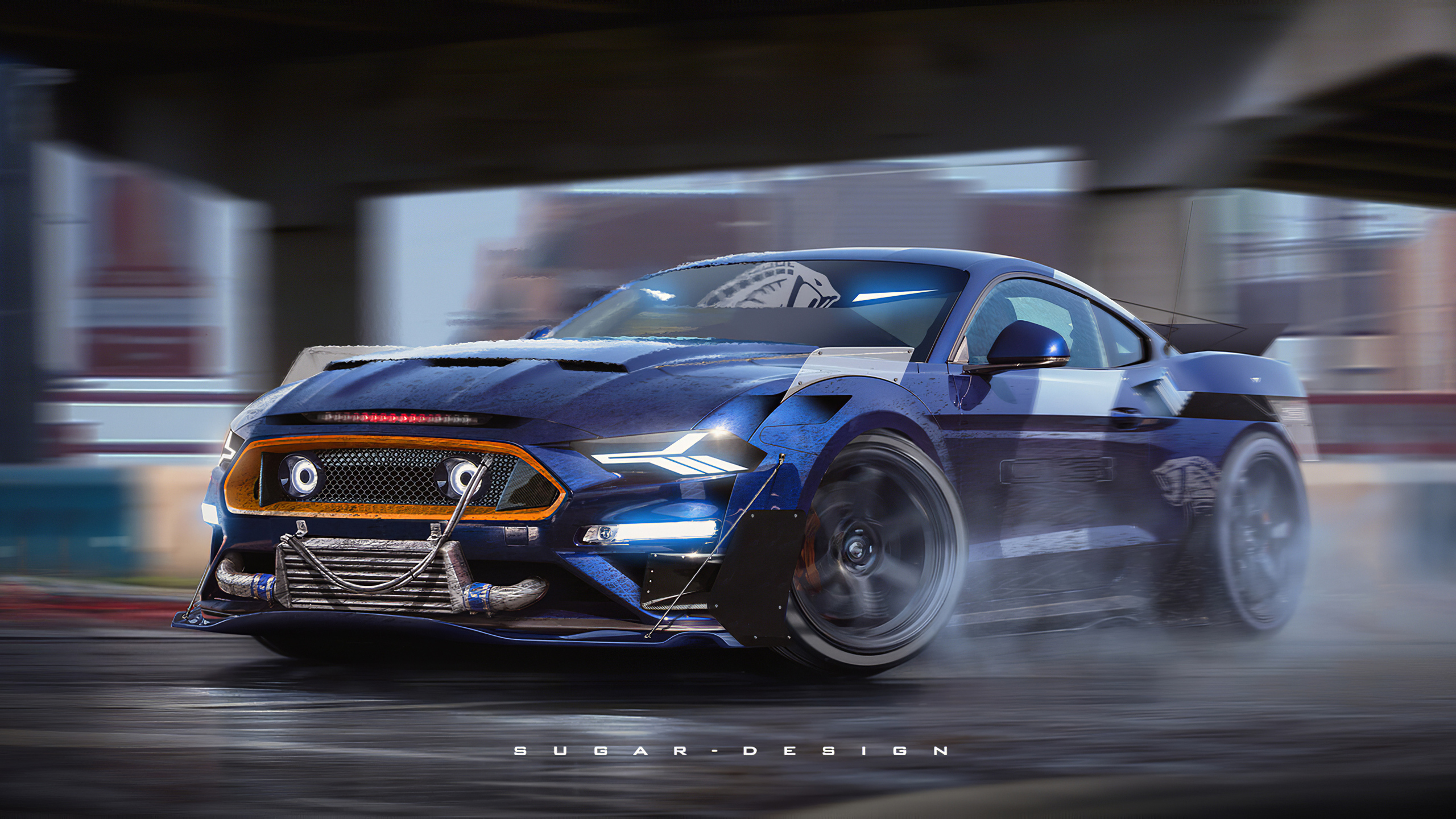 Ford Mustang Street Racing 4k 1440P Resolution HD 4k Wallpaper, Image, Background, Photo and Picture