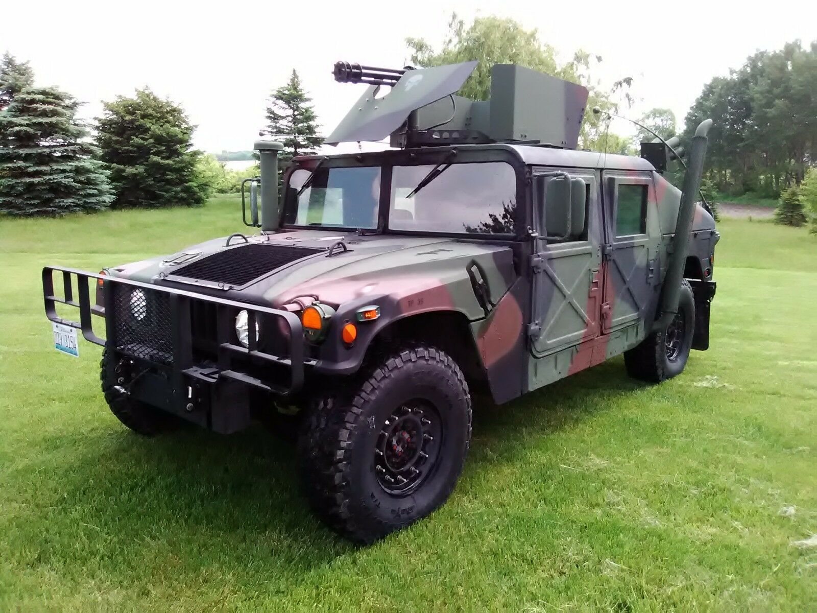Did the military really deploy miniguns on the HMMWV?. Military vehicles, Army truck, Armored vehicles