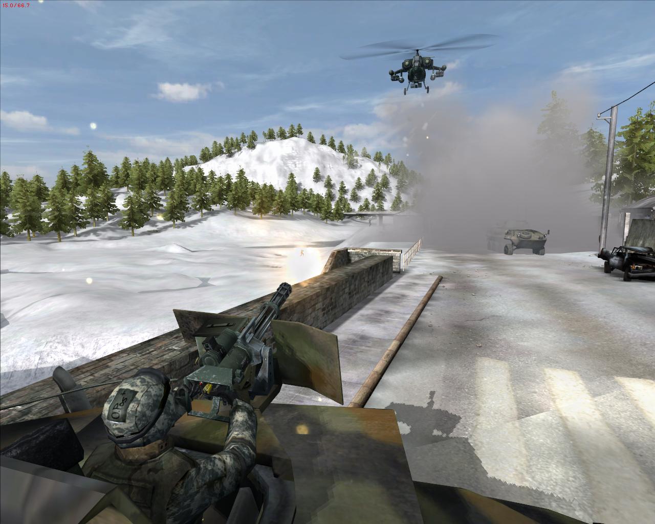 Humvee Minigun image Conflict mod for Battlefield 2