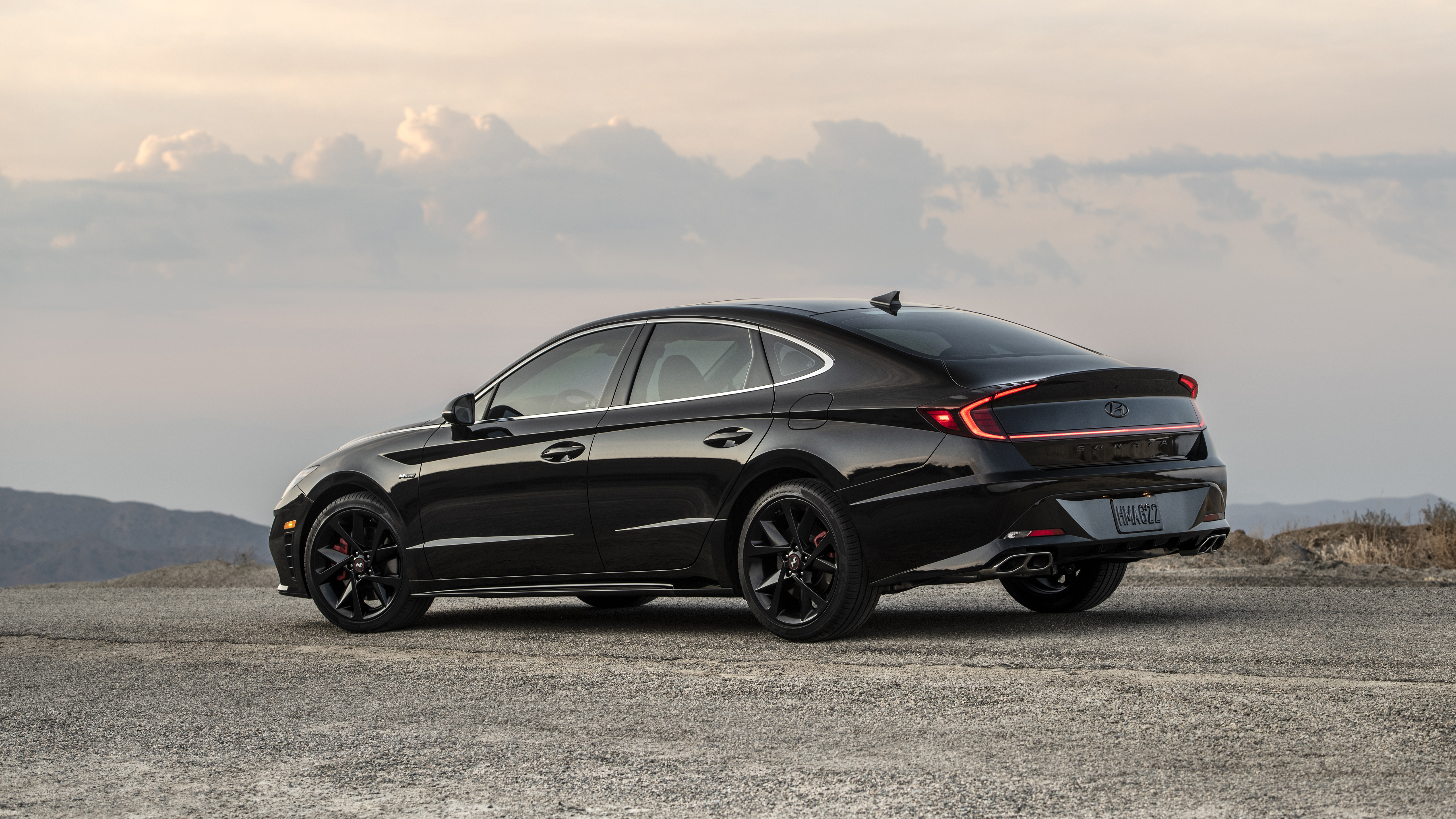 2022 Hyundai Sonata N Line Night Edition 5K Wallpaper. HD Car Wallpaper