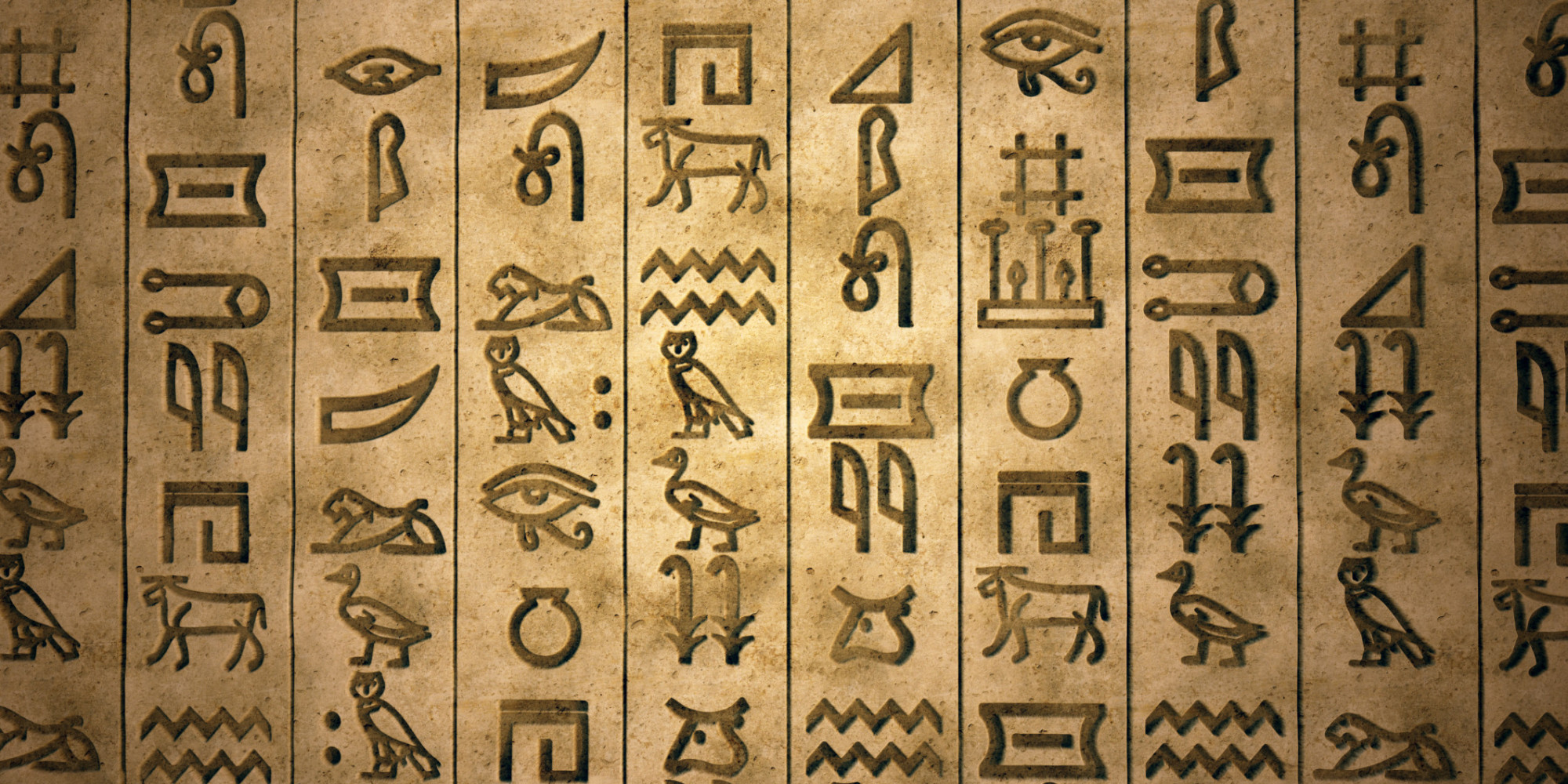 Egyptian Hieroglyphics Background Free Download