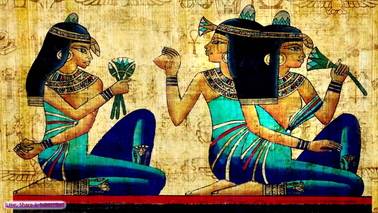 Egyptian Music. Hieroglyphics. Relaxing Traditional Egyptian Music