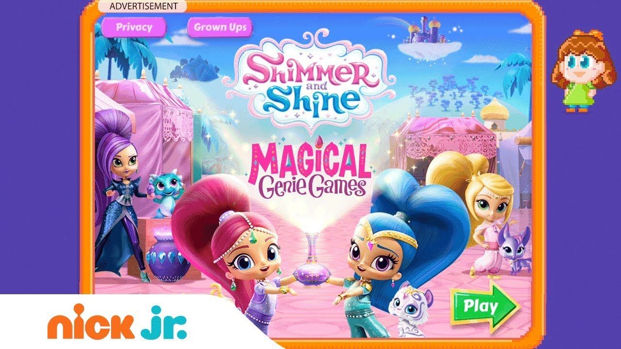 Shimmer and Shine: 'Magical Genie Games' Game Walkthrough. Nick Jr. Games (AD) Check mor. Shimmer and shine games, Nick jr, Genies