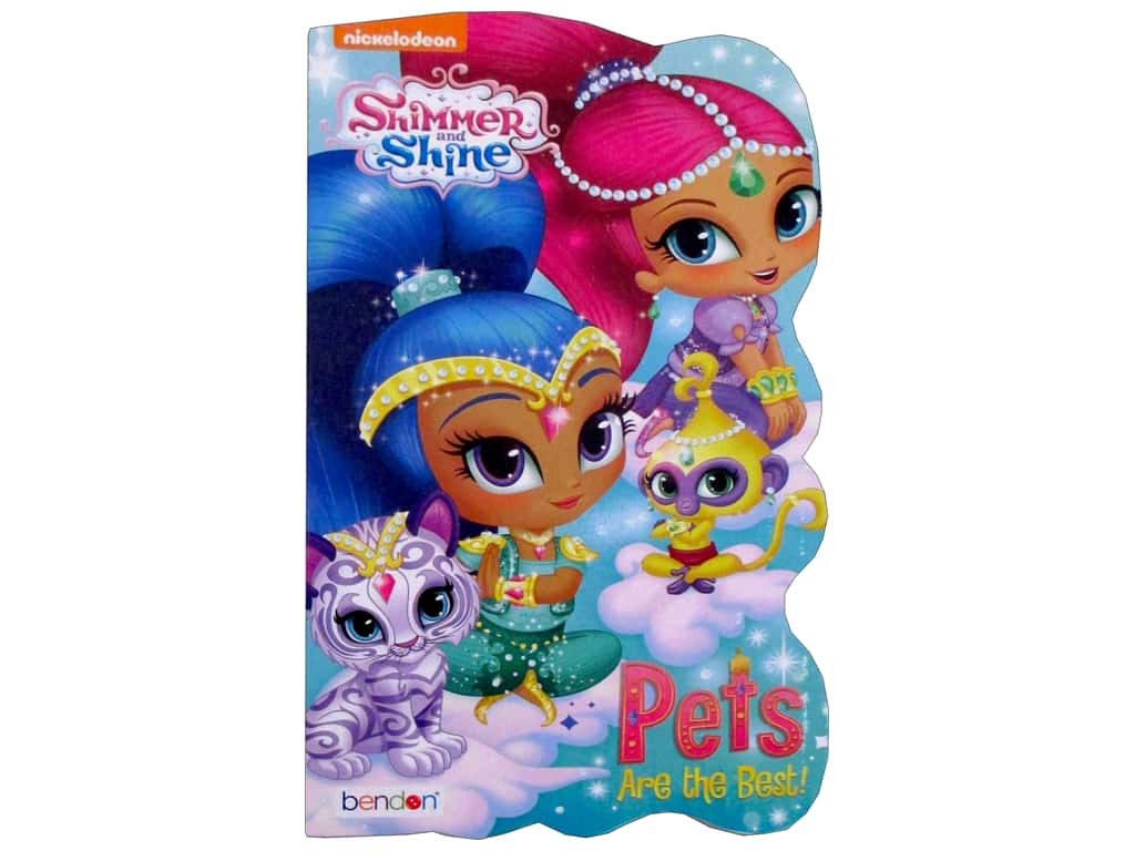 Bendon Shimmer & Shine Board Book And Shine Book Pets