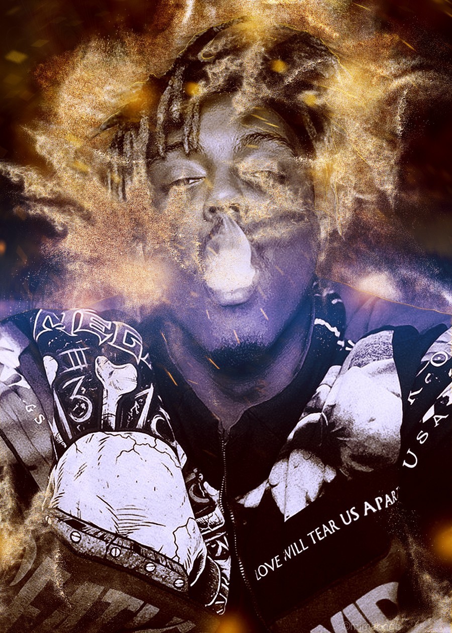 Juice wrld Smoking Dust Explosion
