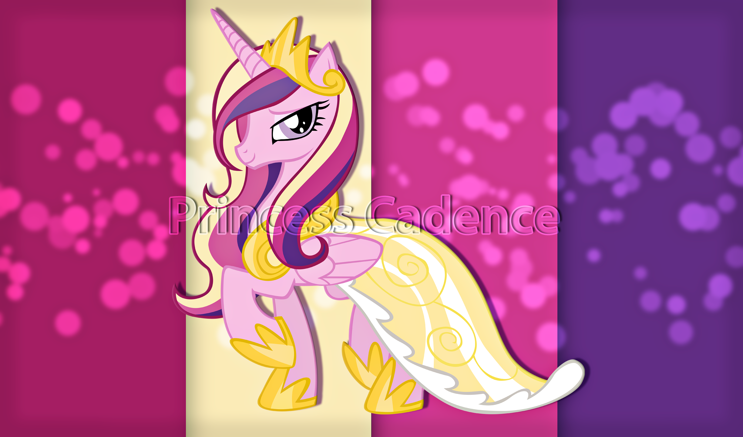 safe, artist:alanfernandoflores01, princess cadance, pony, female, solo, wallpaper