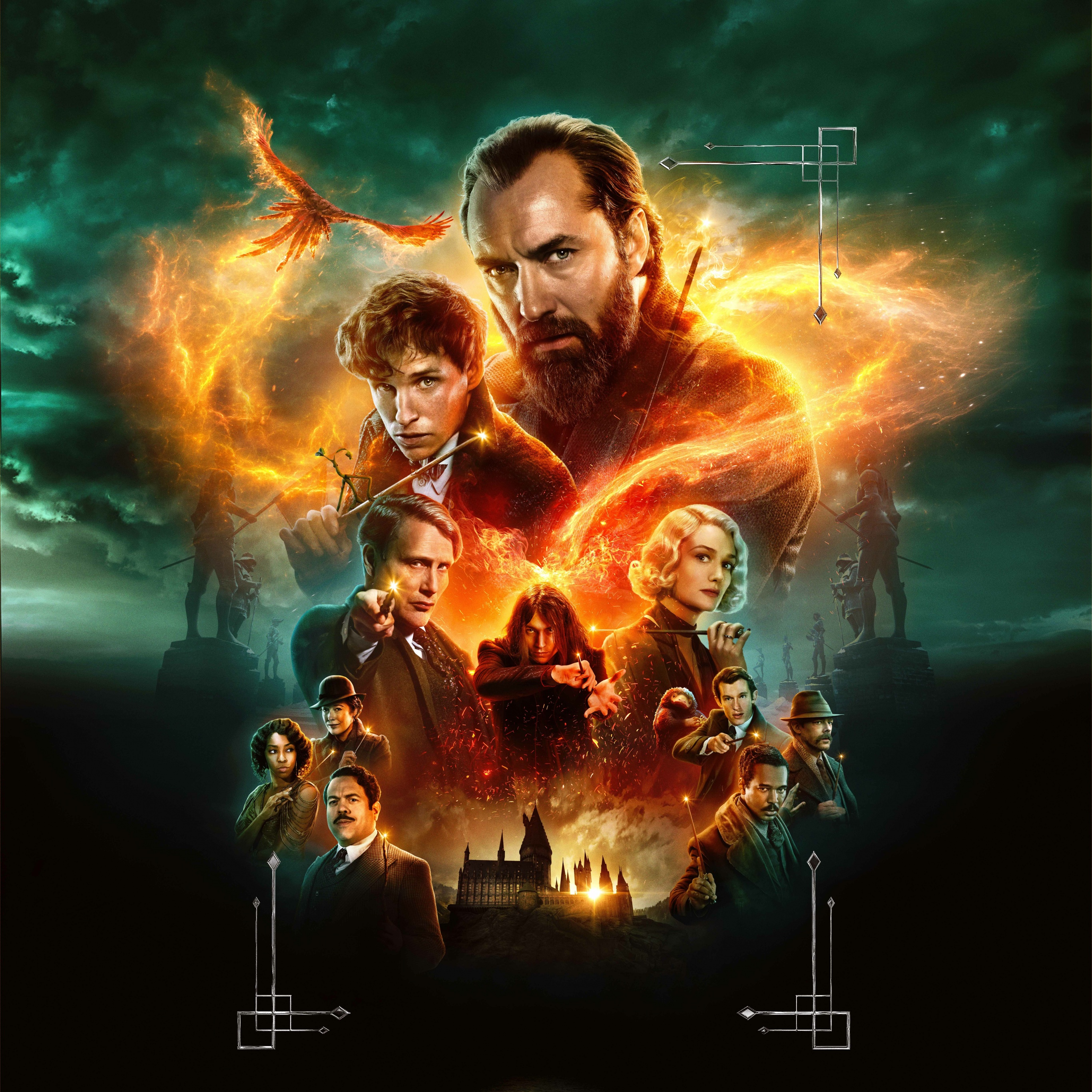 Fantastic Beasts: The Secrets of Dumbledore Wallpaper 4K, 2022 Movies, Jude Law, Dan Fogler, Movies