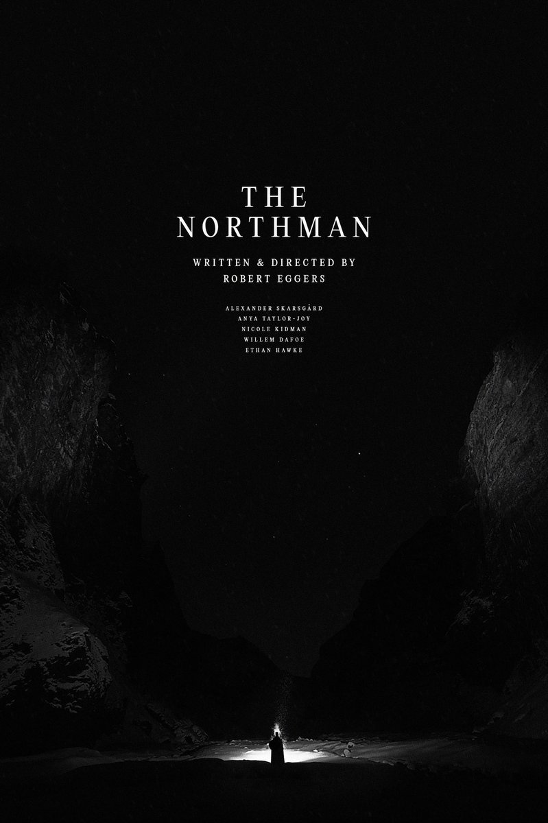 The Playlist Eggers 'The Northman' has activated its Twitter and graphic designer has shared a new poster. Coming to theaters April 22, 2022. Stars Nicole Kidman, Alexander Skarsgård
