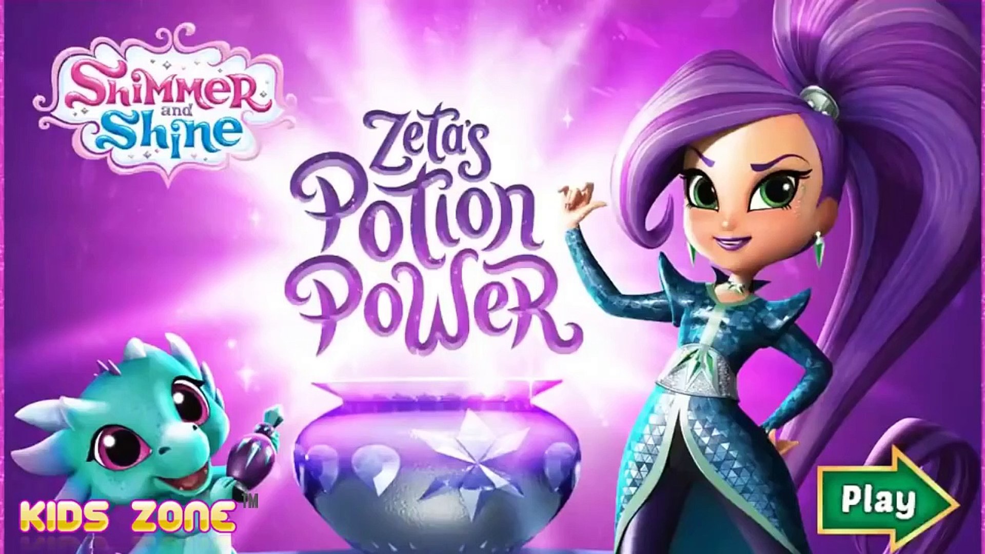 Shimmer & Shine Zeta's Potion Power Colors Nick Jr App For Kids