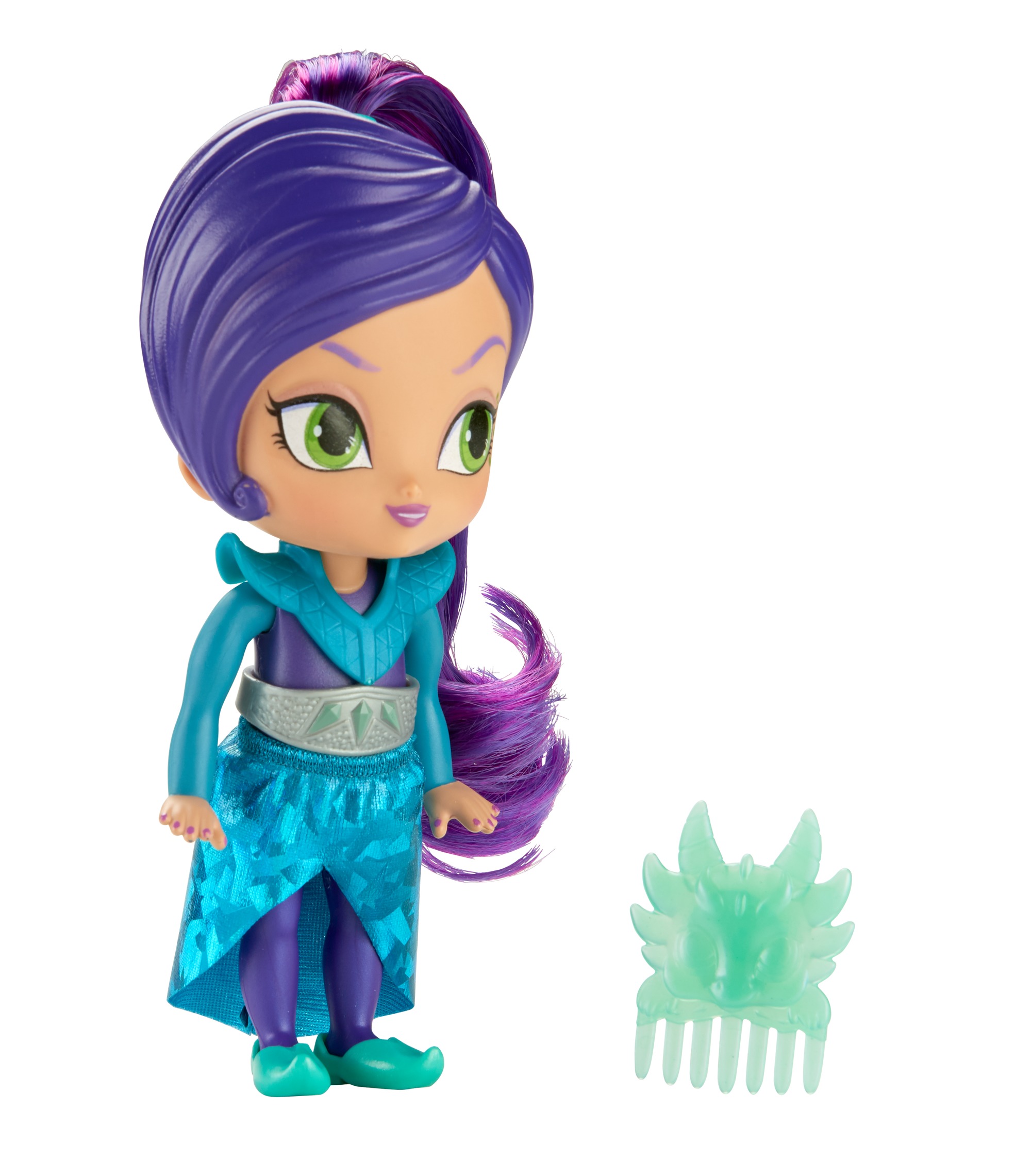 Shimmer And Shine Zeta 6 Inch Figure With Nazboo Shaped Comb