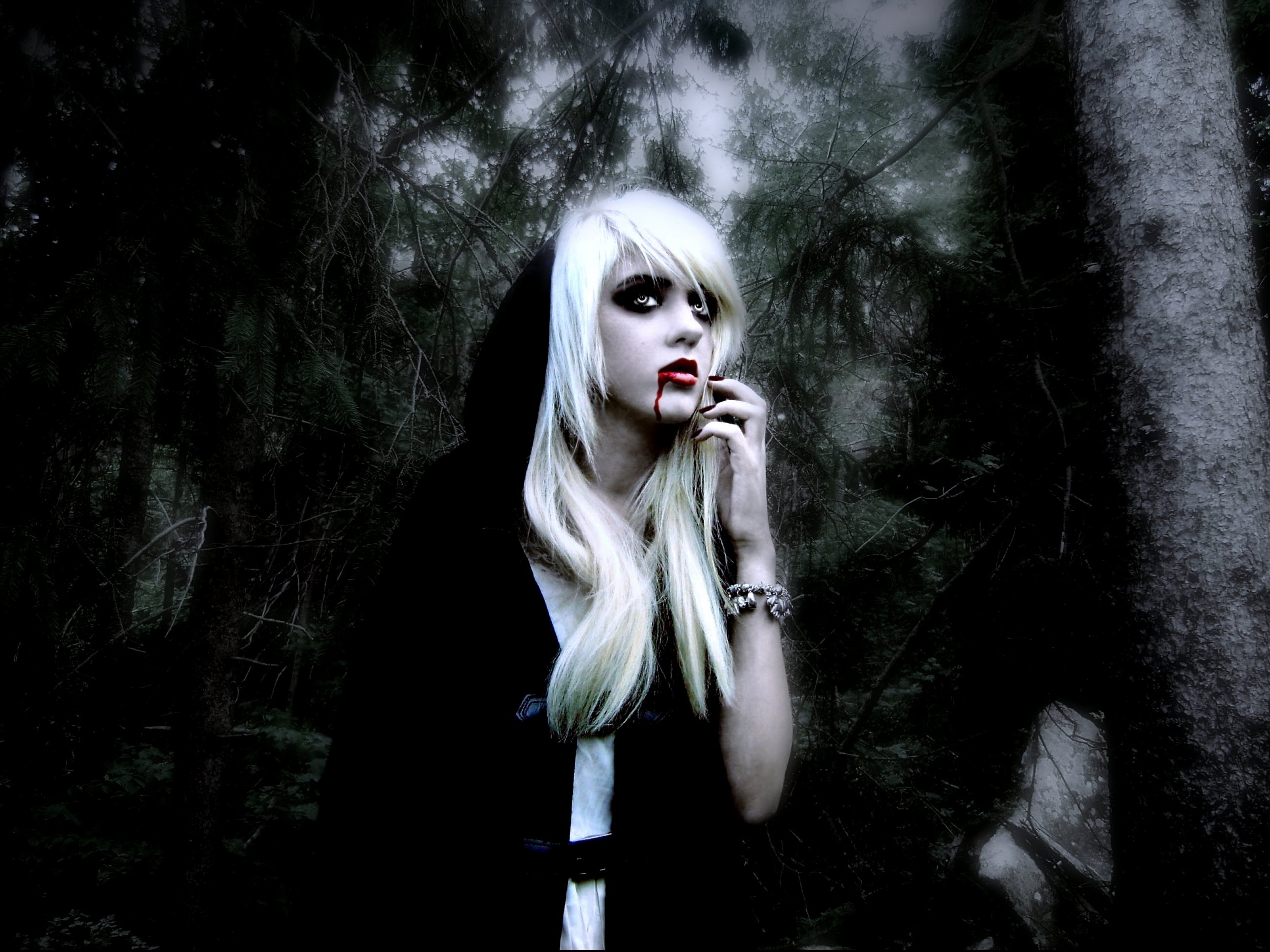 Fantasy Artwork Art Dark Vampire Gothic Girl Girls Girl Fantasy Art Wallpaper & Background Download