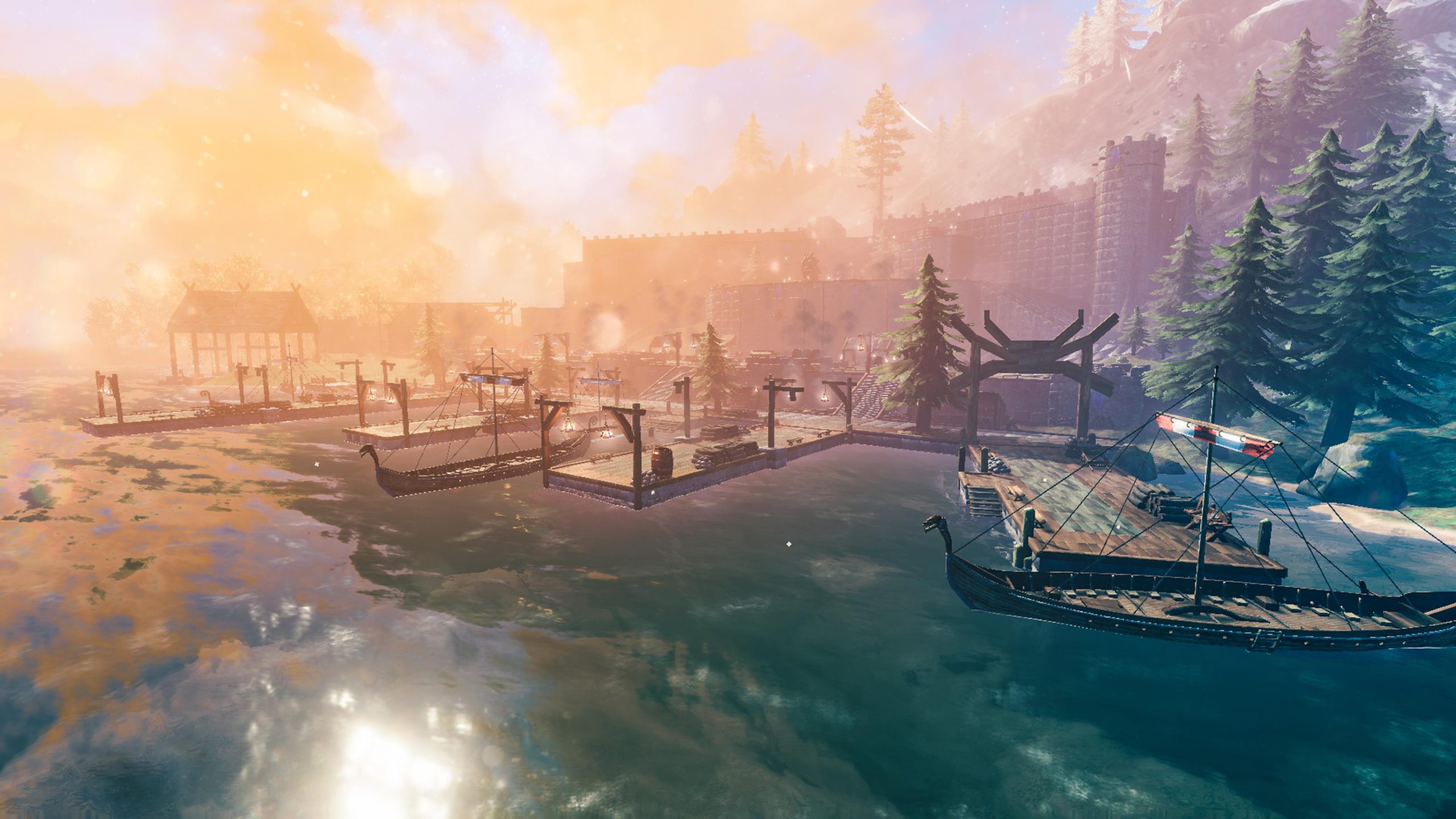 Player recreates Stormwind Harbor from World of Warcraft in Valheim