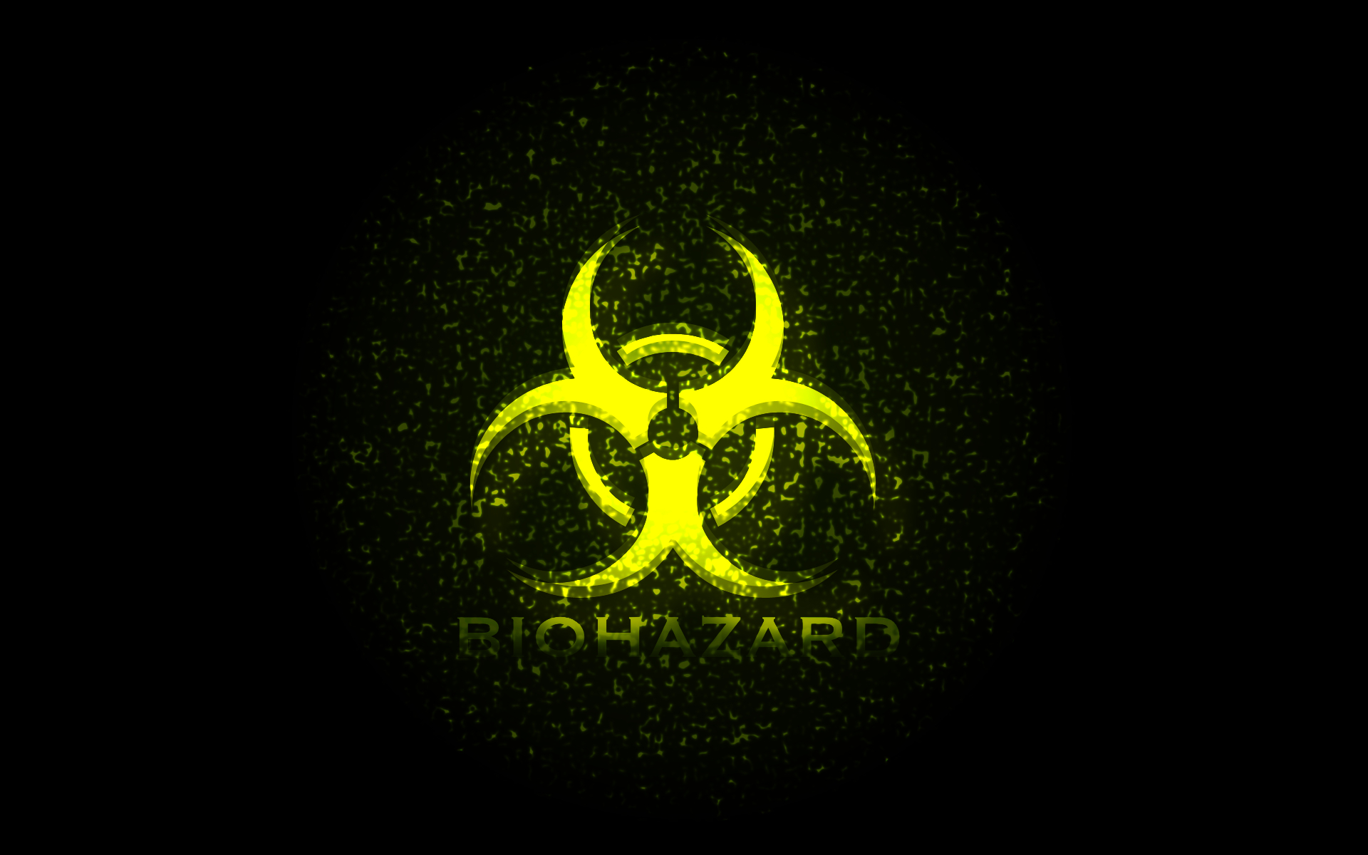 Green Biohazard Wallpaper