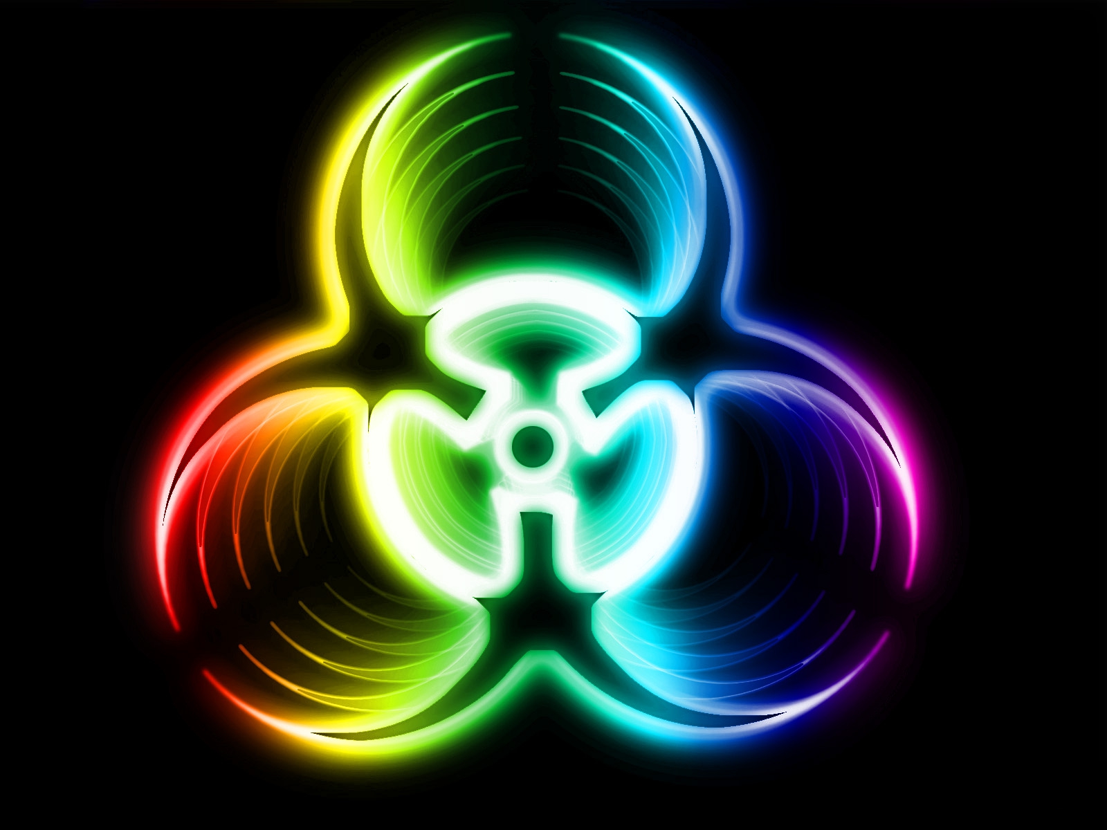 Biohazard Symbol HD Wallpaper