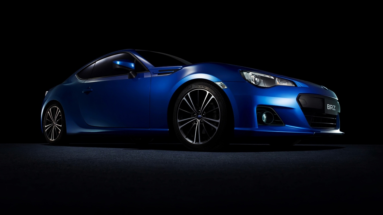 Subaru BRZ Blue 1280 x 720 HDTV 720p Wallpaper