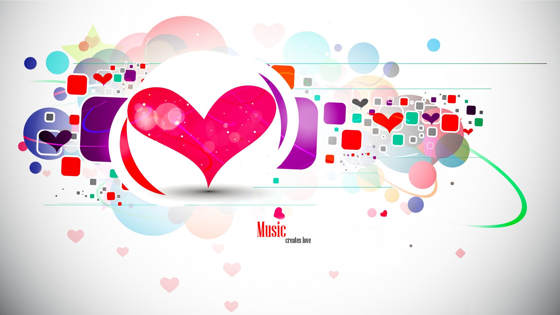 Music Creates Love wallpaper