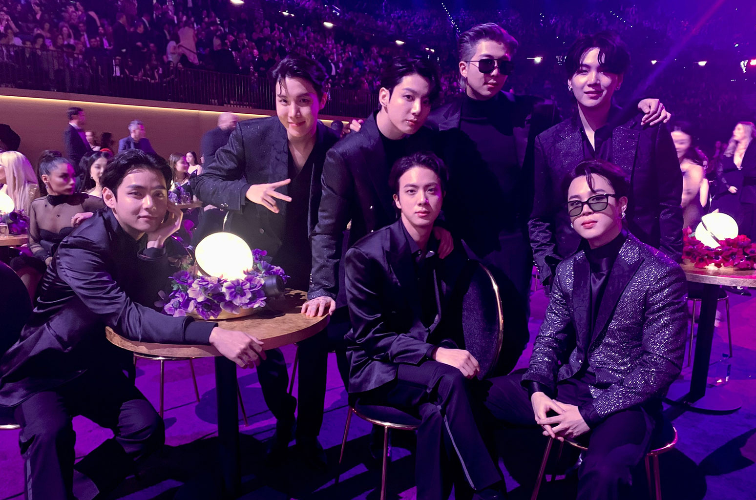 BTS Selfies at the 2022 Grammys: See All the Picture