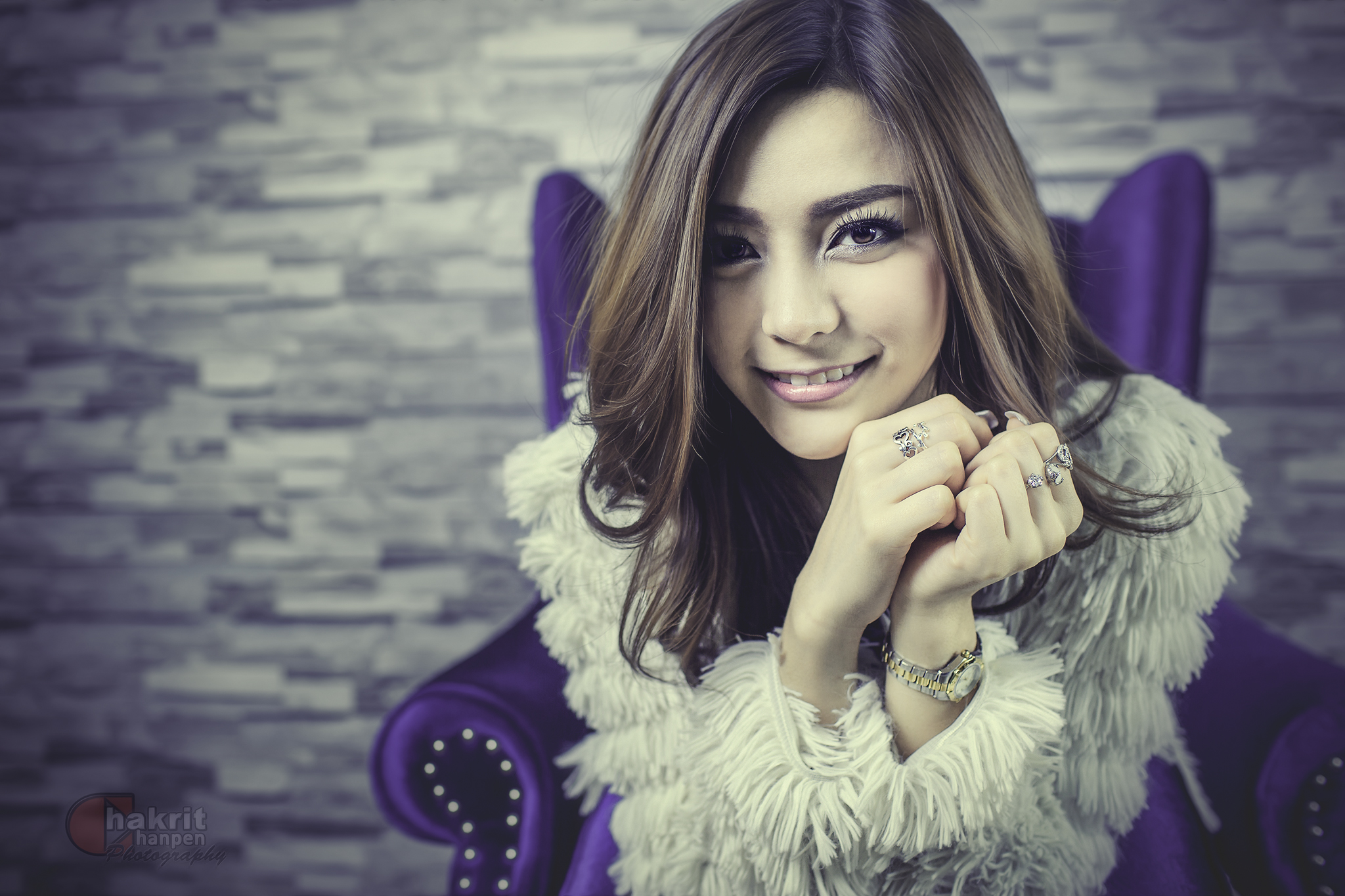 Girl Asian Thai Model Smile Wallpaper:2048x1365