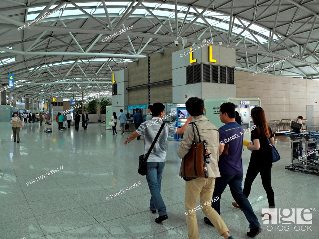 South Korea: Terminal 1 (depature) Of Incheon International Airport (Seoul). Usage Worldwide, , Picture And Rights Managed Image. Pic. PAH 1159 34356197