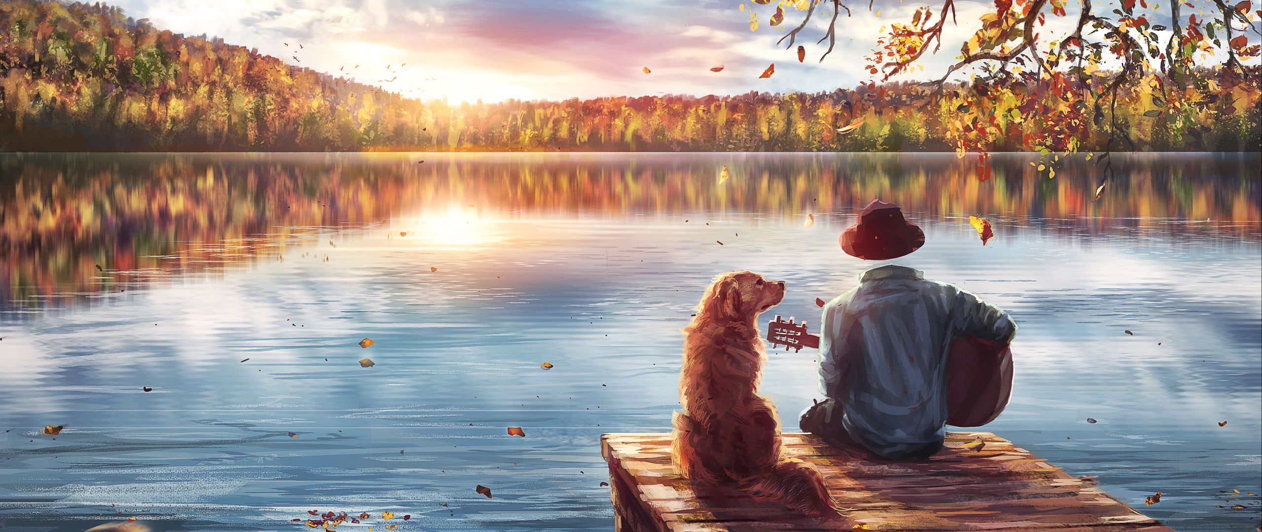 Man With Dog Wallpapers Wallpaper Cave