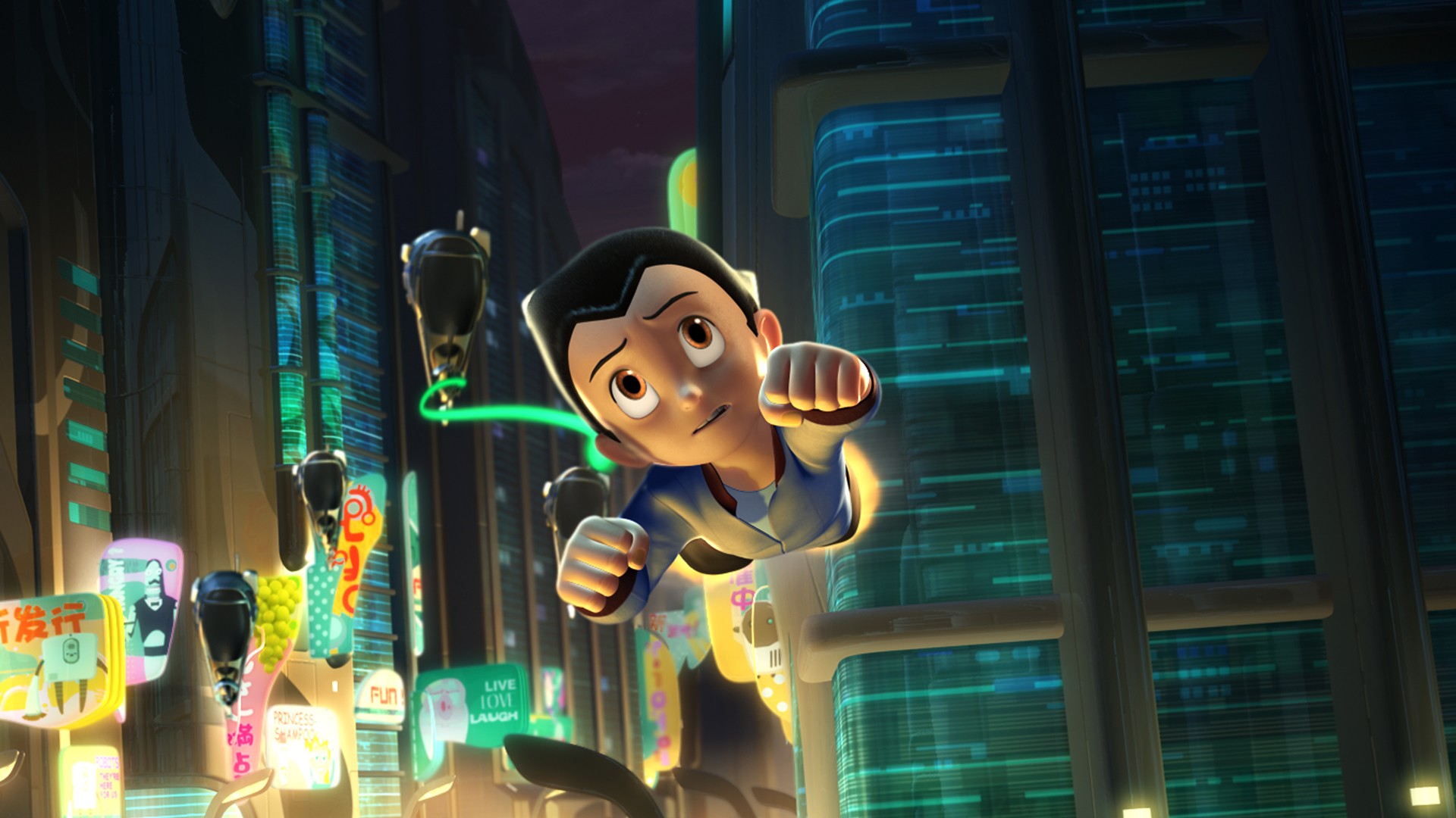 Astro Boy Flying Wallpaper 53829 1920x1080px