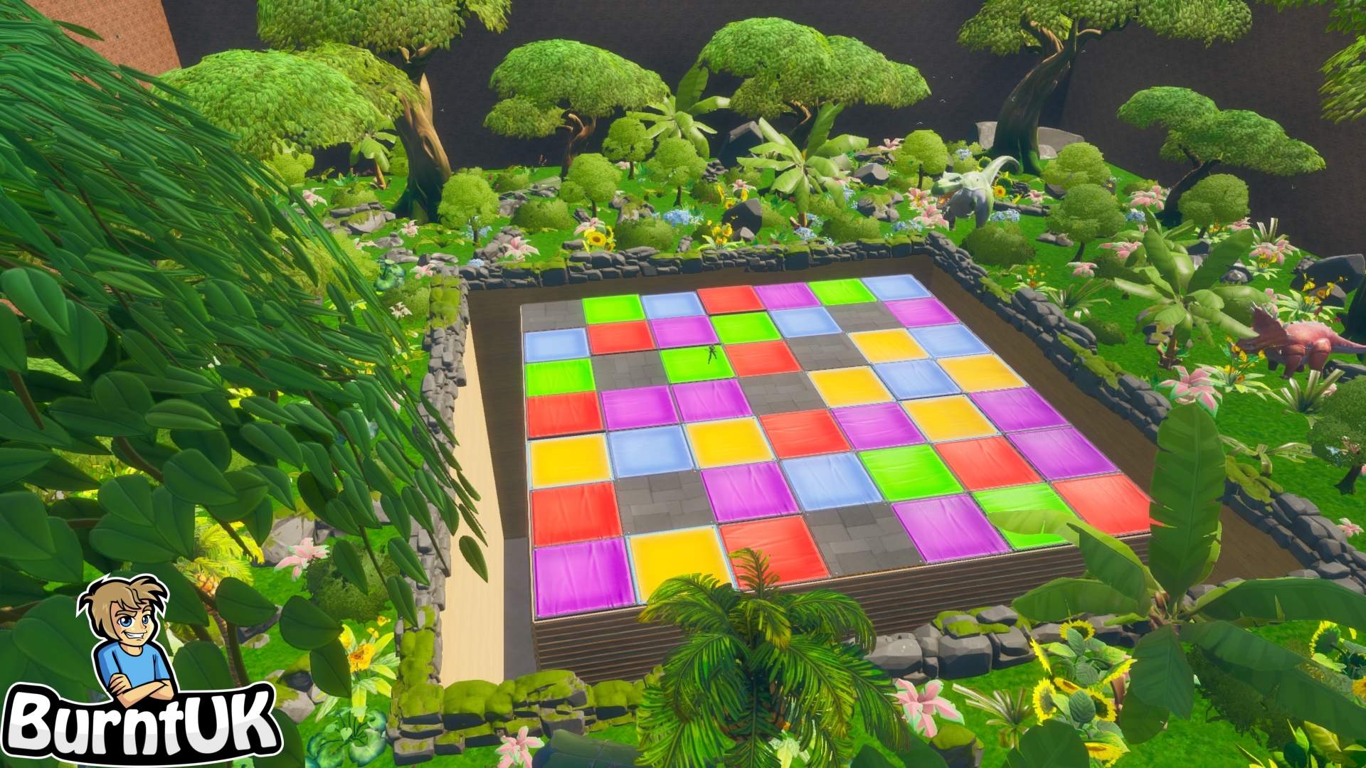 COLOR SWITCH (JUNGLE) Creative Map Code