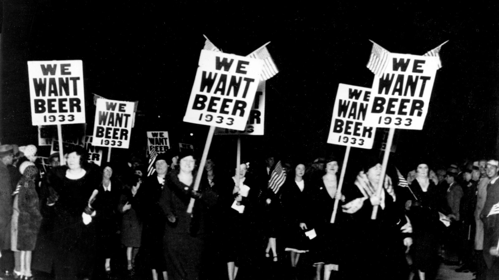 Picture of prohibition, 100 years after 18th amendment passed