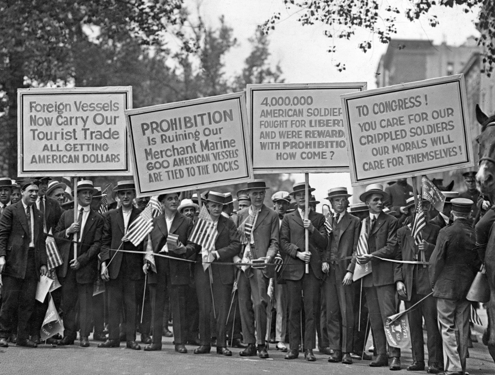 Prohibition. Definition, History, Eighteenth Amendment, & Repeal