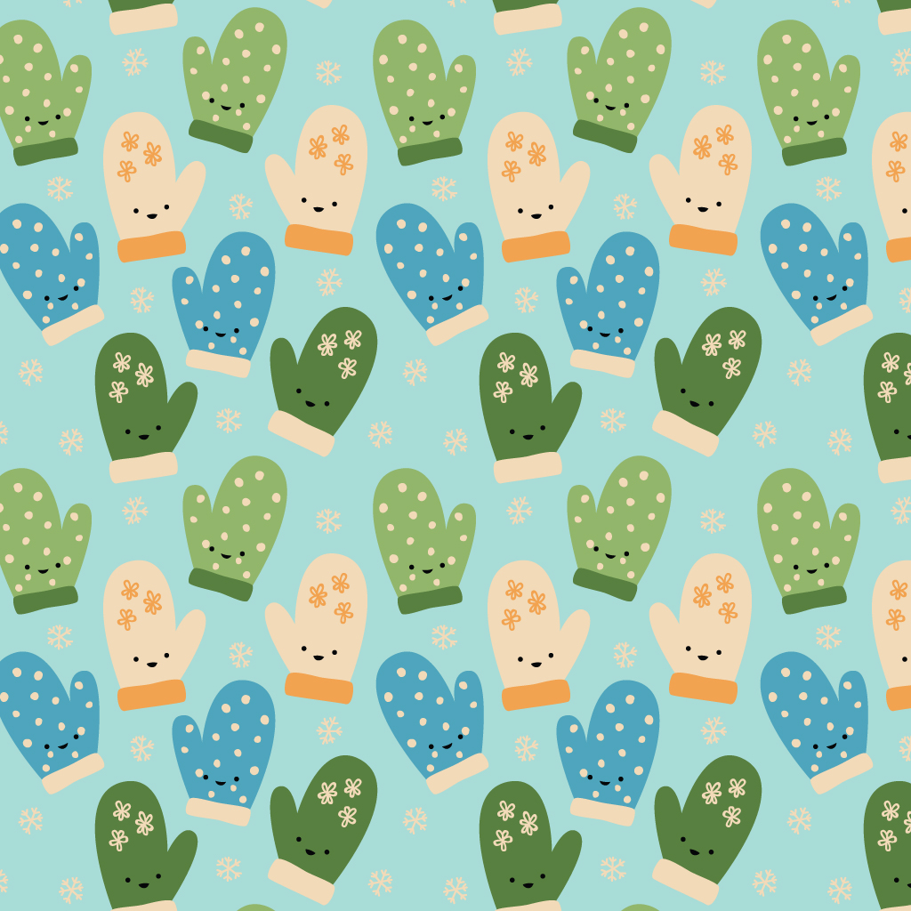 Wild Olive: calendar: mittens for january