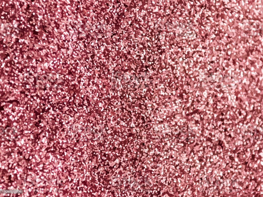 Rose Gold Sparkly Pink Glitter Background Elegant Abstract Background Brilliant Shimmer Vector Illustration Stock Illustration Image Now