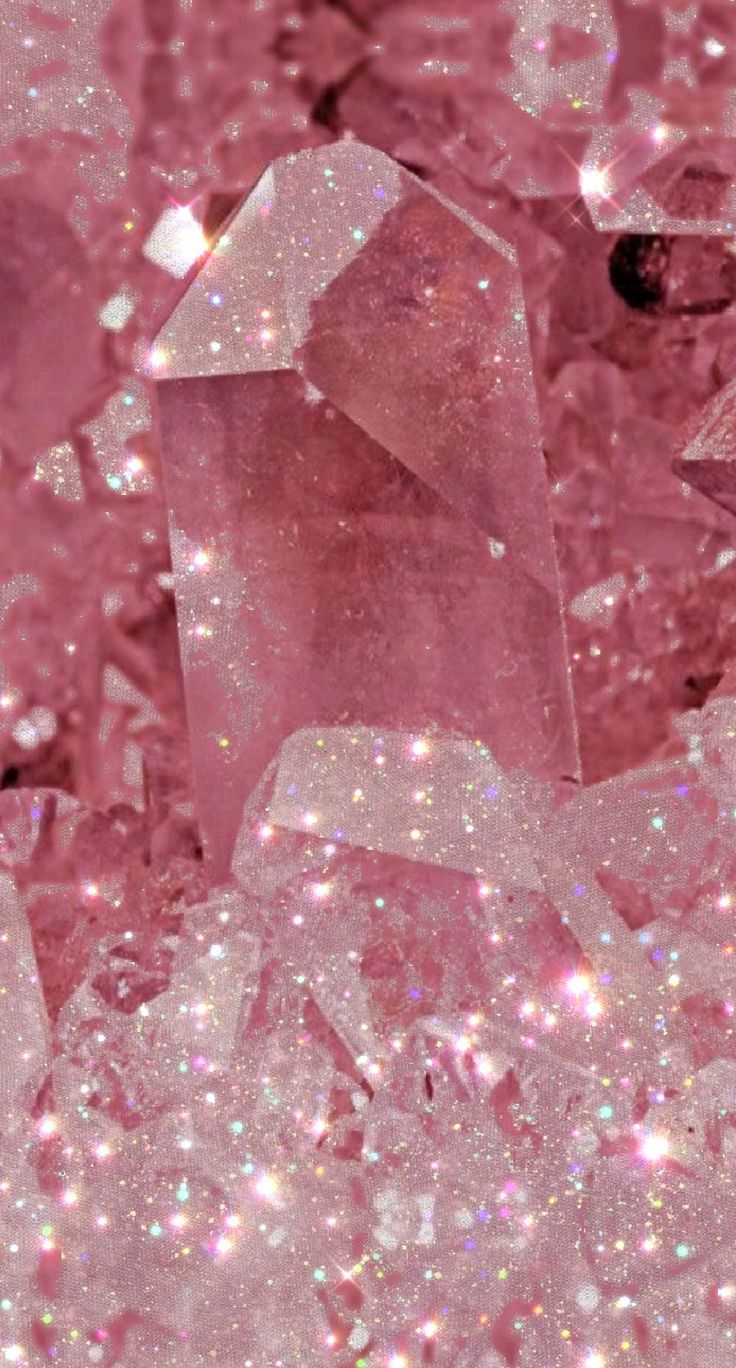 Glitter Minerals. Pink glitter wallpaper, Pink tumblr aesthetic, Pink wallpaper iphone