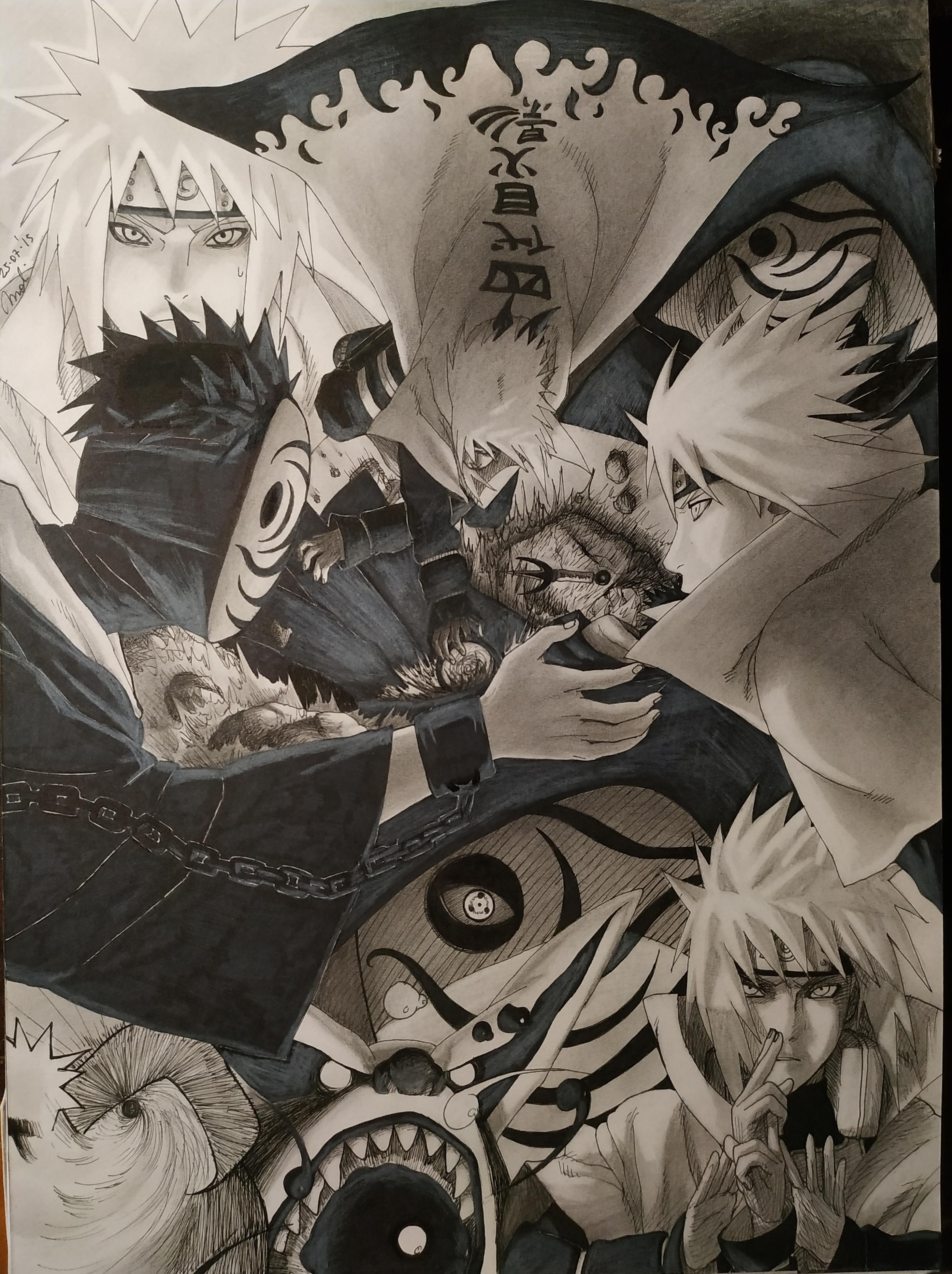 Minato VS Tobi. He Fights For The Village! By Me Ff.mychael 2014. Loved These Chapters Of The Manga. Minato Is So Cool. Love Every Characters In Truth Ahahah Hope You Like It