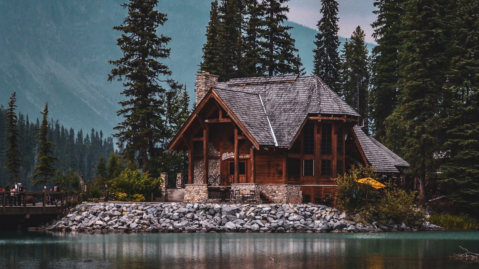 Wallpaper House, Lake, Harmony, Silence, Trees, Forest, House Wallpaper HD
