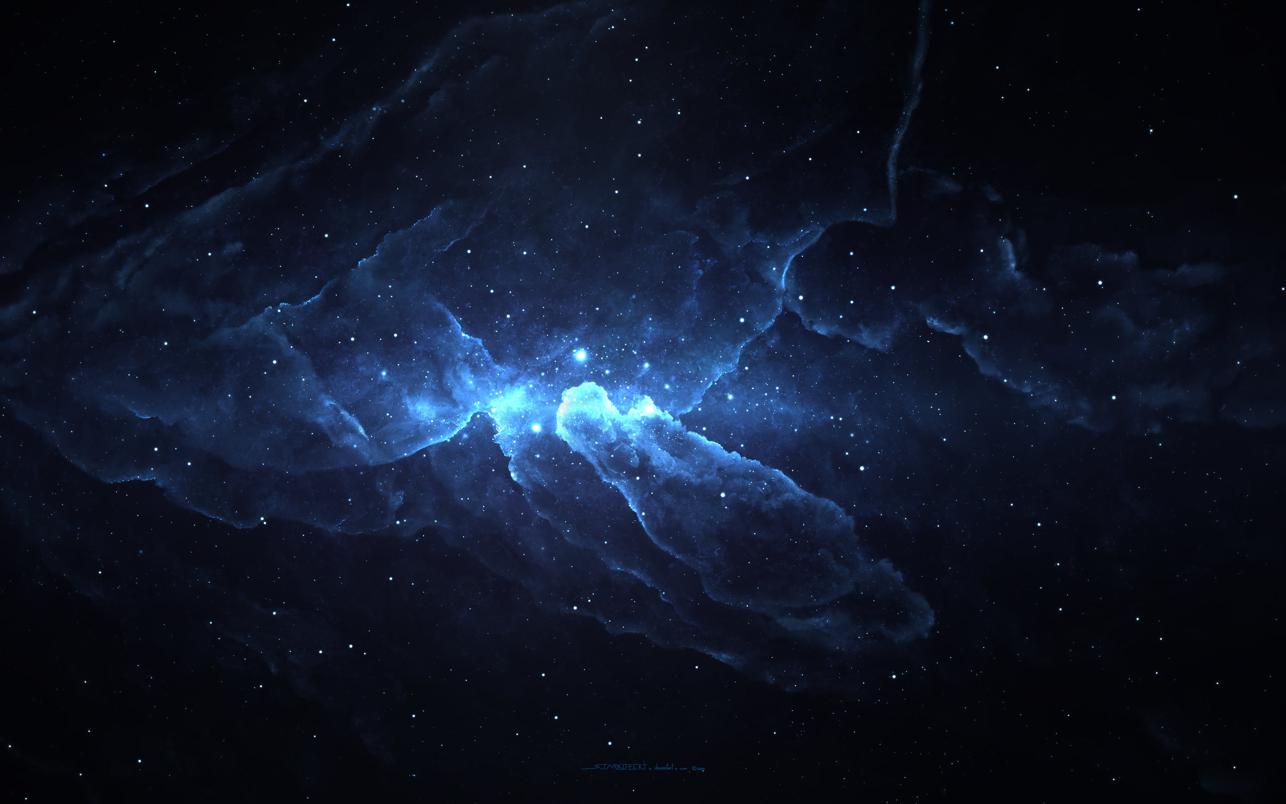 Dark Blue Digital Wallpapers - Wallpaper Cave