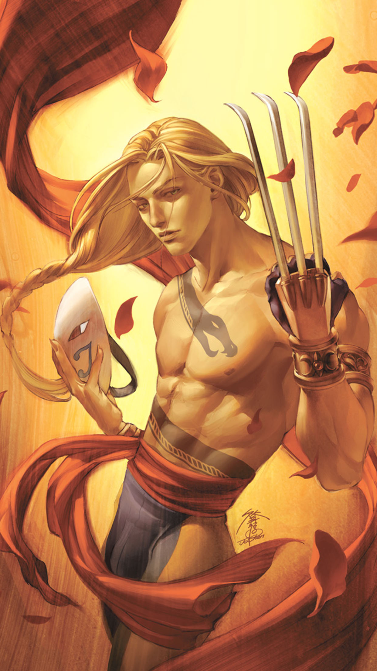 Street Figthers: Vega Wallpaper for iPhone 11, Pro Max, X, 8, 7, 6