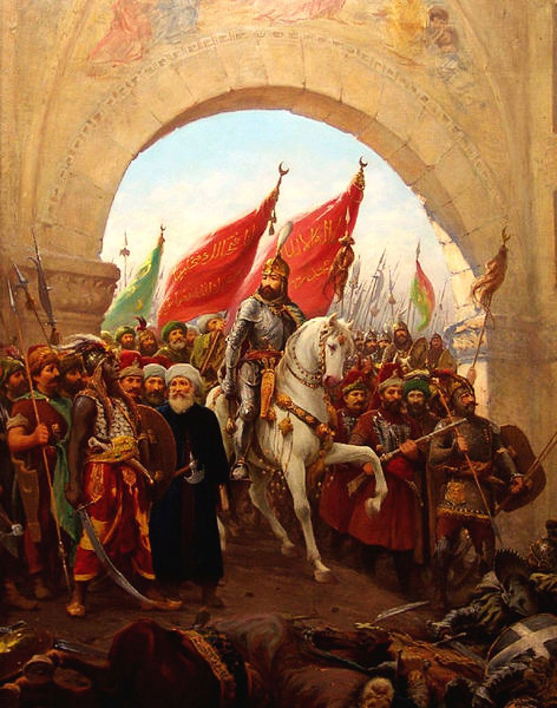 فتح القسطنطينية. Mehmed the conqueror, Fall of constantinople, History painting