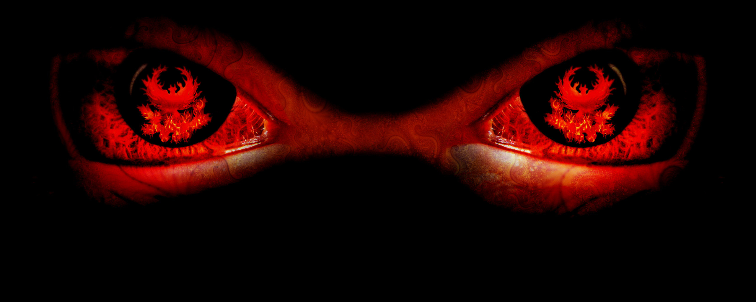 Free download Evil Eyes by Luton 2560x1024 for your Desktop, Mobile & T...